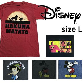 Disney (ディズニー) - メンズ 半袖Tシャツ [Lサイズ]