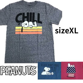 Peanuts Snoopy (ピーナッツ スヌーピー) - メンズ 半袖Tシャツ [XLサイズ]