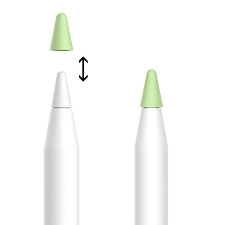 プレゼント Apple Pencil ペン先 シリコンカバー クリア 透明 4個セット