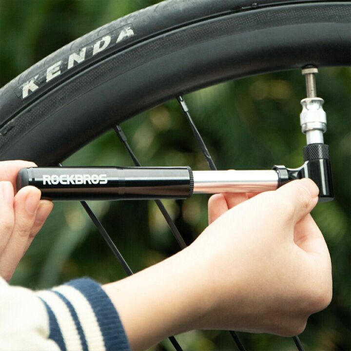 楽天市場】ハンディポンプ 【送料無料】 空気入れ 米式 仏式 ミニ空気 