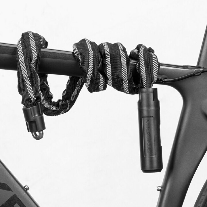 ワイヤーロック ブラ  高い耐切断性 頑丈 盗難防  鍵2本付き バイク 自転車  卸売 バイクロック チェーンロック  U字ロック付き 37 28cm