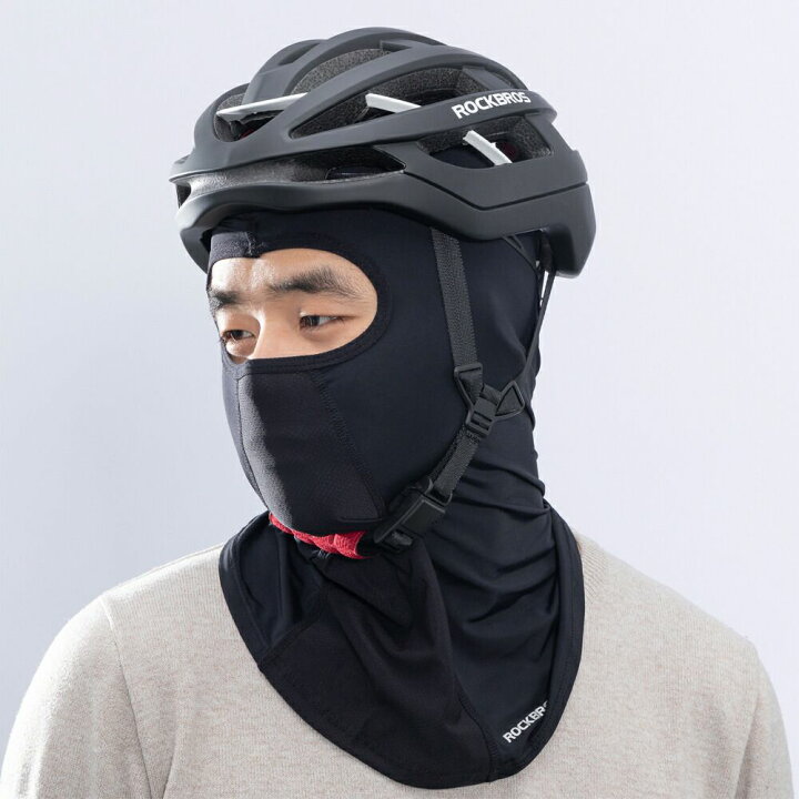 激安通販ショッピング フェイス マスク 目出し帽 バラクラバ バイク サバゲー サイクリング 防寒 黒