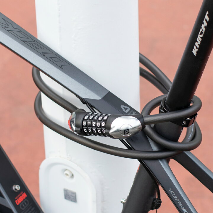 楽天市場】自転車 【送料無料】 鍵 5桁式ダイヤルロック LEDライト付き 