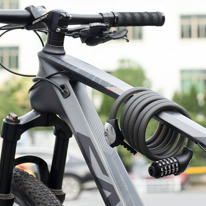 楽天市場】自転車 【送料無料】 鍵 5桁式ダイヤルロック LEDライト付き 