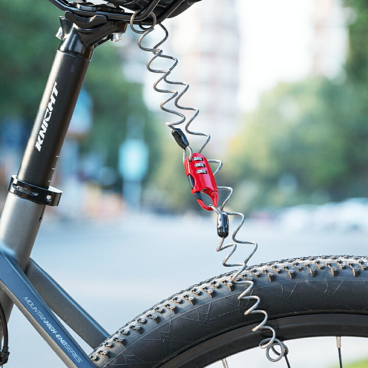 楽天市場】自転車 【送料無料】 ダイヤルロック 3桁 ワイヤーロック コンパクト 軽量 防犯 盗難防止 ロードバイク マウンテンバイク 通学自転車  通勤自転車 ヘルメットやサドルに 鍵 持ち運び シンプル T520 : ROCKBROS公式 楽天市場店 頑丈な自転車ロック - 3フィートの炭素鋼チェーン、安全な自転車ケーブル、盗難防止設計の都市通勤屋外乗馬学校門ドア 耐浸食コーティン