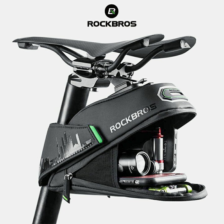 楽天市場】5%OFF【2695円→2560円】自転車サドルバッグ 【送料無料 
