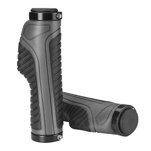 自転車グリップ 【送料無料】 ハンドルグリップ 握りやすい ソフトラバー 滑り止め 左右セット 内径2.22cm クロスバイク マウンテンバイク シンプル 付け替えグリップ BT1802 ランキング受賞!