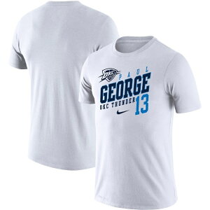 ポール・ジョージ オクラホマシティサンダー Nike プレーヤーパフォーマンス Tシャツ - ホワイト