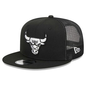 シカゴブルズ ニューエラ（New Era） Evergreen 9FIFTY トラッカー スナップバック ハット - ブラック