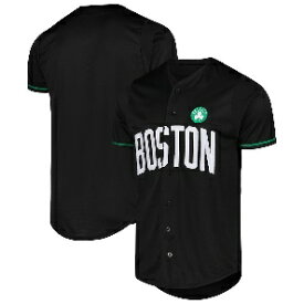 ボストンセルティックス ファナティクス ポップ ベースボール ジャージー - ブラック