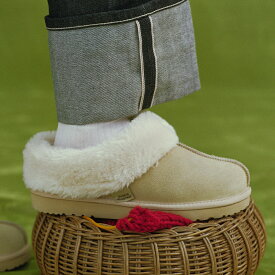 【公式】Rockfish Weatherwear ORIGINAL WINTER FUR MULE 牛革 スエード ブーツ ファースリッパ ファー 防寒 ウィンター