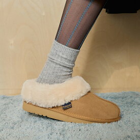 【公式】Rockfish Weatherwear ORIGINAL WINTER FUR MULES 牛革 スエード ブーツ ファースリッパ ファー 防寒 ウィンター