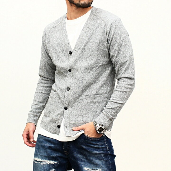 楽天市場 カーディガン アウトオブサイト Out Of Sight ストレッチ スパンフライス カーディガン メンズ ブランド カーディガン カットソー 生地 無地 カジュアル アメカジ トラッド ビジネス フォーマル ブラック グレー インディゴ 定番アイテム 96 Blh055