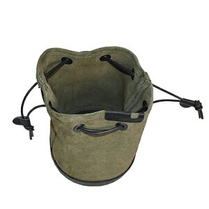 Butler Verner Sails バトラーバーナーセイルズ モールドレザー巾着スエード レザー ミニ バッグ メンズ レディース 日本製 ブランド レザー巾着トートバッグ ミニバッグ ハンドバッグ JA-2635 ポー