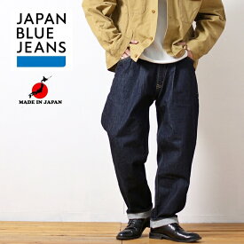 ジャパンブルー ジーンズ JAPAN BLUE JEANS ジーパン メンズ ブランド 日本製 ルーズ デニム パンツ タック入り ワンタック ワイド テーパード ワンウォッシュ ジーンズ ズボン ジッパーフライ ジップフライ おしゃれ アメカジ トラッド 綺麗め ヴィンテージ (62-jbje15113a)