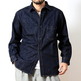 デニムシャツ ジャパンブルージーンズ JAPAN BLUE JEANS メンズ ブランド デニム 長袖 シャツ 厚手 13ozナチュラルデニム シャツジャケット ゆったりシルエット おしゃれ カジュアル アメカジ トラッド ワーク ミリタリー ナチュラル ヴィンテージ 日本製 (62-jbls10013a)