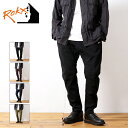 Rokx ロックス LIGHT TREK PANT ライトトレックパンツ クライミングパンツ ストレッチ パンツ リフレクターロゴ スリム テーパード アクティブパンツ イージーパンツ カジュアル アウトドア トラッド オールシーズン ブラック ブラウン ネイビー オリーブ (66-rxms191012)