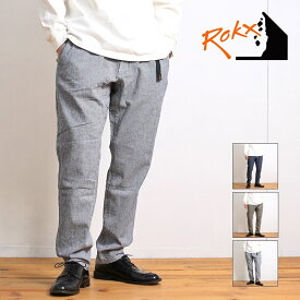 【送料無料】 Rokx ロックス EXTREME CLASSIC MATRIX PANT マトリックスパンツ クライミングパンツ テーパード パンツ イージーパンツ ボトムス ズボン 格子柄 ピグメント染め ドライタッチ 軽い 涼しい カジュアル アウトドア アメカジ ストリート 春 夏 (66-rxms231076)