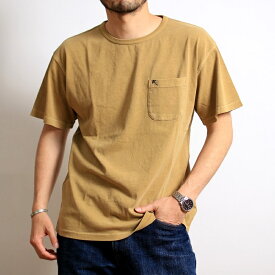 【送料無料】 Rokx ロックス MG POCKET TEE ブランド ポケット付き Tシャツ 半袖 ピグメント染め 加工 刺繍入り 無地 ルーズ リラックス シンプル インナー 大人カジュアル アウトドア アメカジ ナチュラル ストリート ヴィンテージ 春夏 洋服 EXTREME TEE (66-rxms204063)