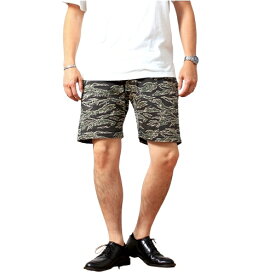 【送料無料】 Rokx ロックス MG CAMOUFLAGE SHORT エムジーカモフラージュショーツ ショートパンツ ハーフパンツ ハーパン 半ズボン イージーパンツ 膝上 カジュアル アメカジ アウトドア 迷彩 ヒョウ柄 総柄 タイガーカモ ダックカモ レオパード ツリーカモ (66-rxms193028)