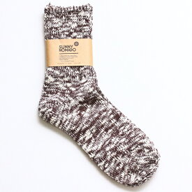 サニーノマド SUNNY NOMAD ナチュラルヘンプソックス Natural Hemp Socks 麻靴下 日本製 クルーソックス ふくらはぎ丈 メンズ レディース くつ下 ブランド 杢生地 スラブ ヘザー 霜降り メランジ カジュアル アメカジ アウトドア ナチュラル おしゃれ ギフト (66-tmso001)