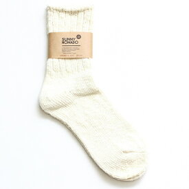 サニーノマド SUNNY NOMAD ナチュラルヘンプソックス Natural Hemp Socks 麻靴下 日本製 クルーソックス ふくらはぎ丈 メンズ レディース くつ下 ブランド 杢生地 スラブ ヘザー 霜降り メランジ カジュアル アメカジ アウトドア ナチュラル おしゃれ ギフト (66-tmso001)