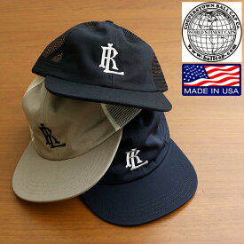 COOPERSTOWN BALL CAP クーパーズタウンボールキャップ MADE IN USA アメリカ製 メッシュキャップ ベースボールキャップ ARKANSAS TRAVELLERS 1921 アーカンソートラベラーズ LR 帽子 ブランド 刺繍ロゴ チノクロス ウォッシュ加工 カジュアル アメカジ (57-50mslrs1921)