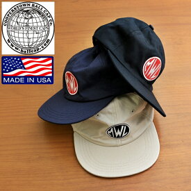 COOPERSTOWN BALL CAP クーパーズタウンボールキャップ MADE IN USA アメリカ製 ベースボールキャップ BBキャップ SING SING INMATES 1936 モデル シンシン刑務所 MWL 帽子 ブランド ワッペン 刺繍 ロゴ チノクロス ウォッシュ加工 アメカジ ストリート (57-sinin1936)