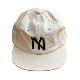 COOPERSTOWN BALL CAP クーパーズタウンボールキャップ MADE IN USA アメリカ製 ベースボールキャップ BBキャップ NEWYORK BLACK YANKEES 1951年モデル ニューヨーク ブラックヤンキース NY 帽子 ブランド 刺繍 ロゴ チノクロス 洗い加工 アメカジ ストリート (57-nybyc1951)