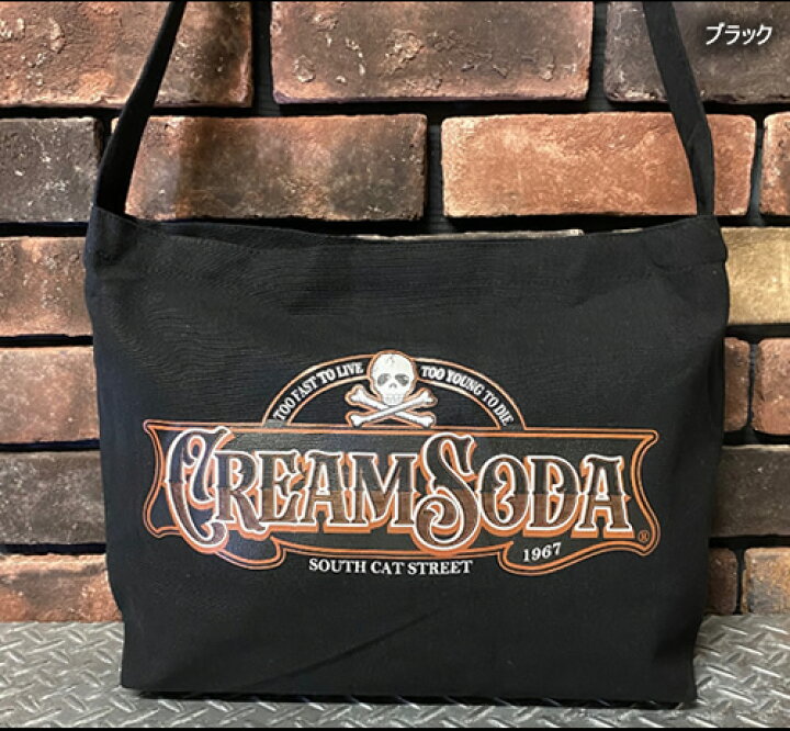 楽天市場】CREAM SODAクリームソーダ◇CSキャンバスショルダーバッグ 