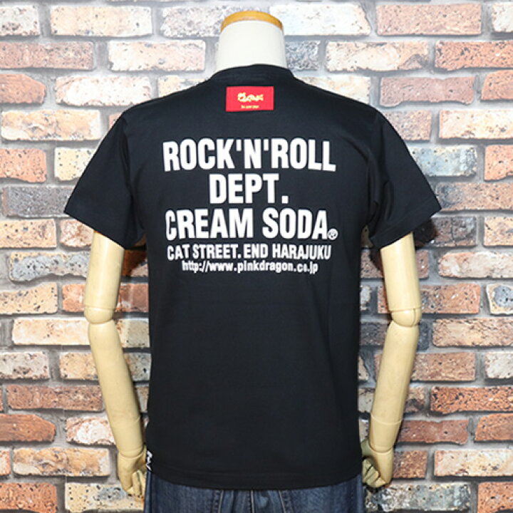 楽天市場】CREAM SODAクリームソーダ◇CS 新ドクロTシャツ◇◇BLACK 