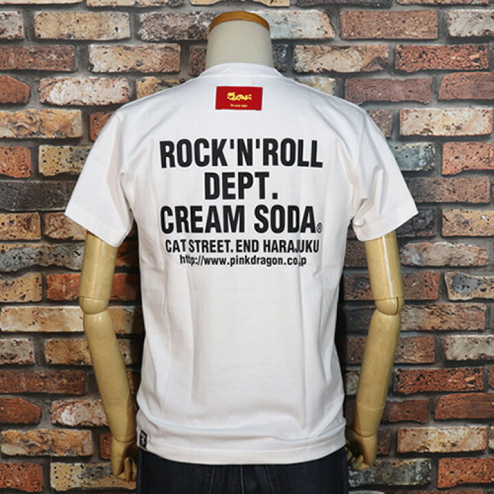 楽天市場】CREAM SODAクリームソーダ◇CS 新ドクロTシャツ◇◇WHITE 