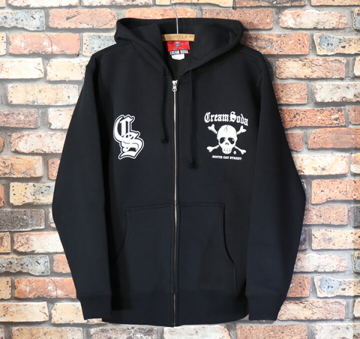 楽天市場】CREAM SODAクリームソーダ◇CSライトニングドクロジップ 