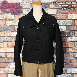 SAVOY CLOTHING�T���H�C�N���[�W���O��SVY Ladies Multi Nep Hand Stitch Jacket��SVY-LJK026