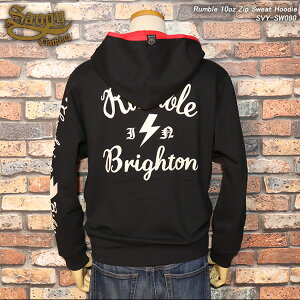SAVOY CLOTHING�T�{�C�N���[�W���ORumble 10oz Zip Sweat HoodieSVY-SW080