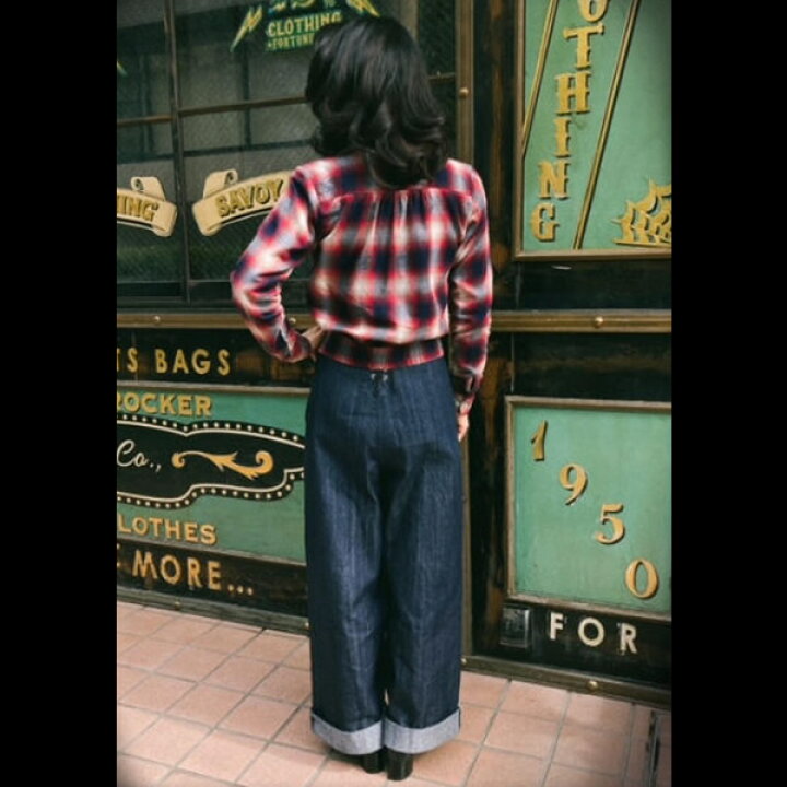 楽天市場】SAVOY CLOTHINGサボイクロージングDenim Sailor Pantsデニム  