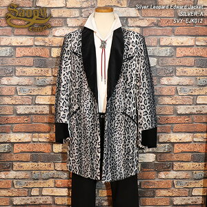 SAVOY CLOTHING�T���H�C�N���[�W���OSilver Leopard Edward Jacket�q���E���V���o�[�G�h���[�h�W���P�b�gSILVER-ASVY-EJK012