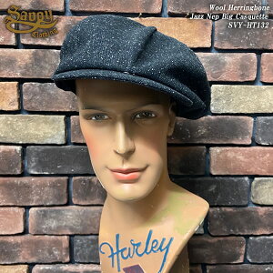 SAVOY CLOTHING �T���H�C�N���[�W���O Wool Herringbone Jazz Nep Big Casquette �E�[���w�����{�[�� �W���Y�l�b�v�E�r�b�O�L���X�P�b�g SVY-HT132