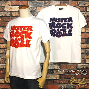 SAVOY CLOTHING �T�{�C�N���[�W���O Mr. Rock�fn�fRoll T-Shirts �~�X�^�[���b�N�����[��T�V���c SVY-T265