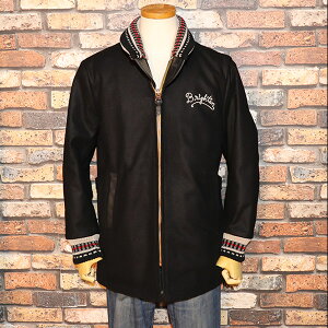 SAVOY CLOTHING �T�{�C�N���[�W���O Leather Tab Donky Wool Melton Car Coat ���U�[�^�u�E�h���L�[�E�E�[���E�����g���J�[�R�[�g SVY-CT033 �t�@���I�R�[�g �J�[�N���u�W���P�b�g