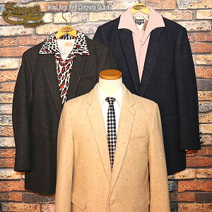 SAVOY CLOTHING �T�{�C�N���[�W���O Wool Nep Nep Conpora Jacket �E�[���l�b�v�R���|���W���P�b�g SVY-TS007-008-009JK