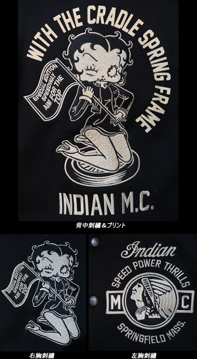 楽天市場】INDIAN MOTOCYCLE×BETTY BOOPインディアンモトサイクル 