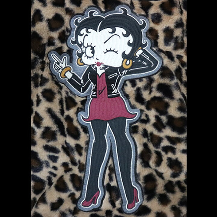 楽天市場 The Brave Man ザ ブレイブマン Betty Boop ベティー ブープ フェイクファージャケット b 2140 Cream Soda Shop Garage Paradise