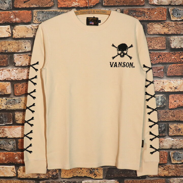 楽天市場】VANSON バンソン ロングスリーブサーマルTシャツ NVLT-2408 