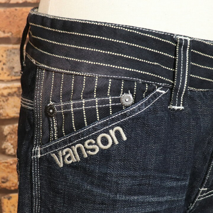 楽天市場】VANSON バンソン ウォバッシュ切替え デニムペインター 