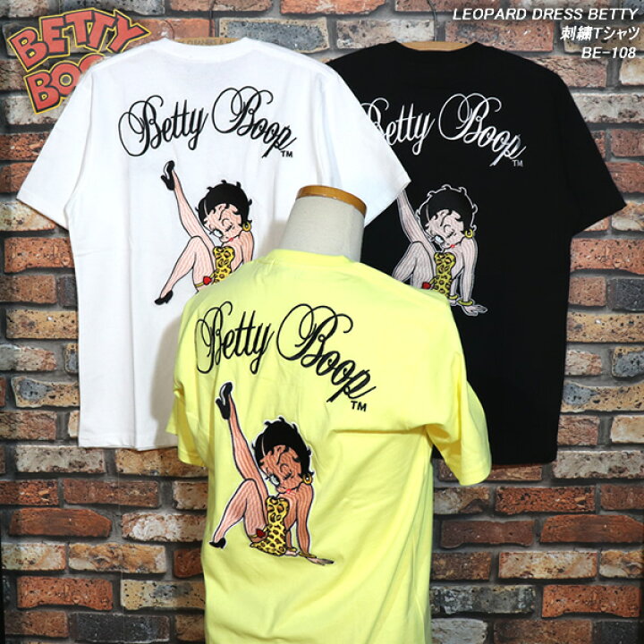 楽天市場】BETTY BOOPベティーブープLEOPARD DRESS BETTY刺繍TシャツBE 