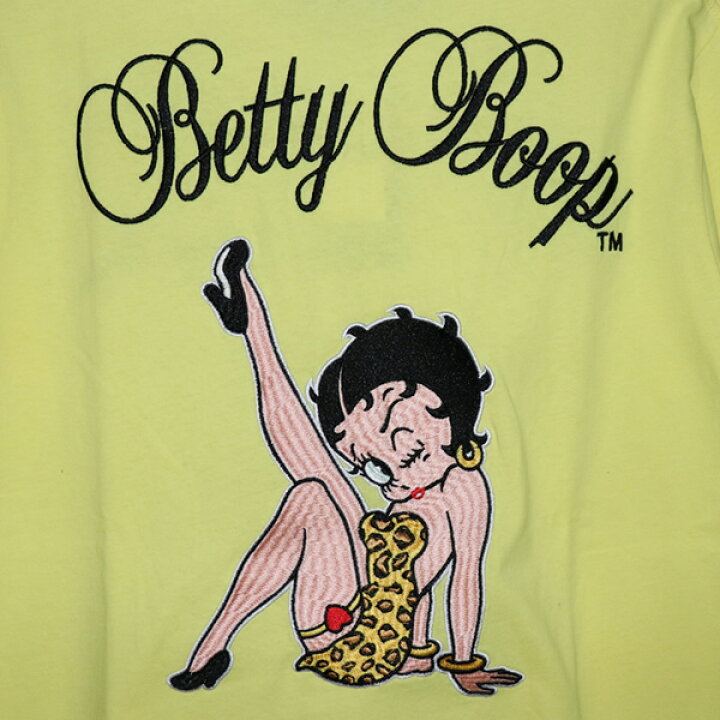 楽天市場】BETTY BOOPベティーブープLEOPARD DRESS BETTY刺繍TシャツBE 