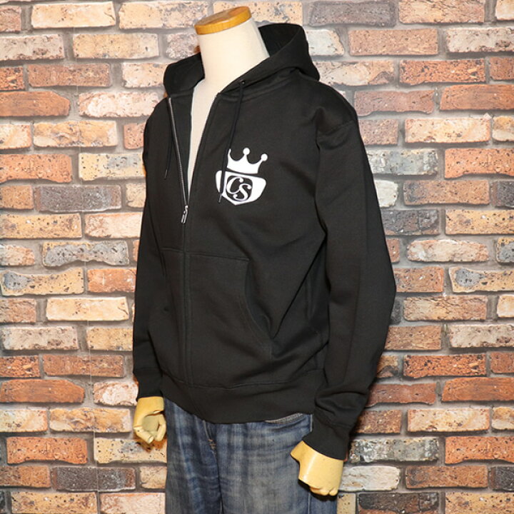 楽天市場】CREAM SODA クリームソーダ アーチロゴジップパーカーBLACK 