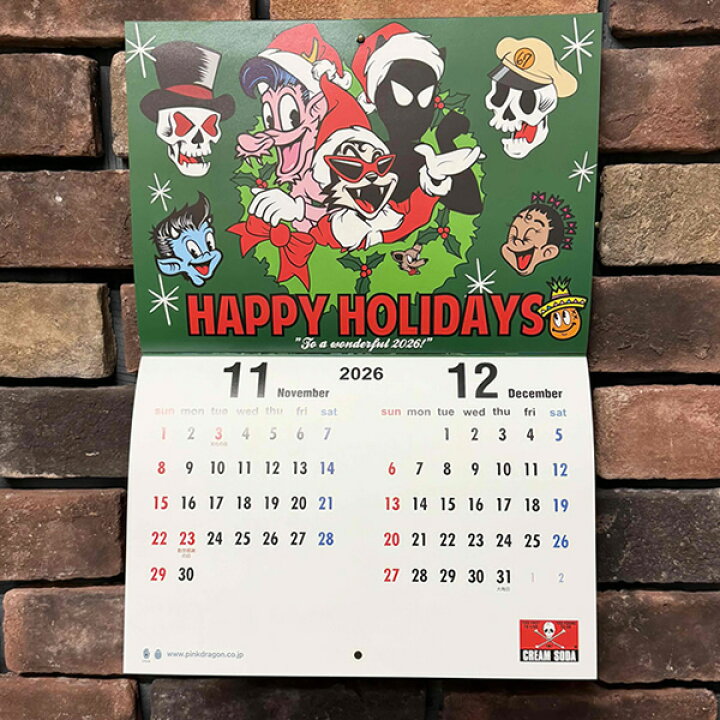 楽天市場】CREAM SODA クリームソーダ CREAM SODA 2026 Calendar 