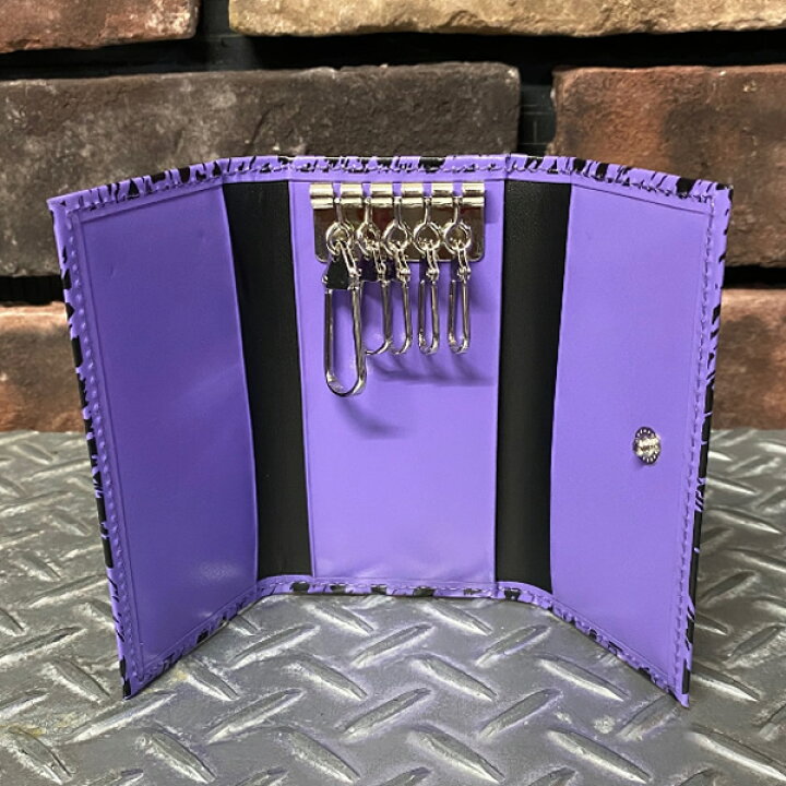 楽天市場】CREAM SODAクリームソーダCSヒョウ柄キーケースPURPLEPD15GS 